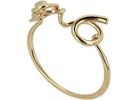 Ferragamo Sculptural Bangle Gold