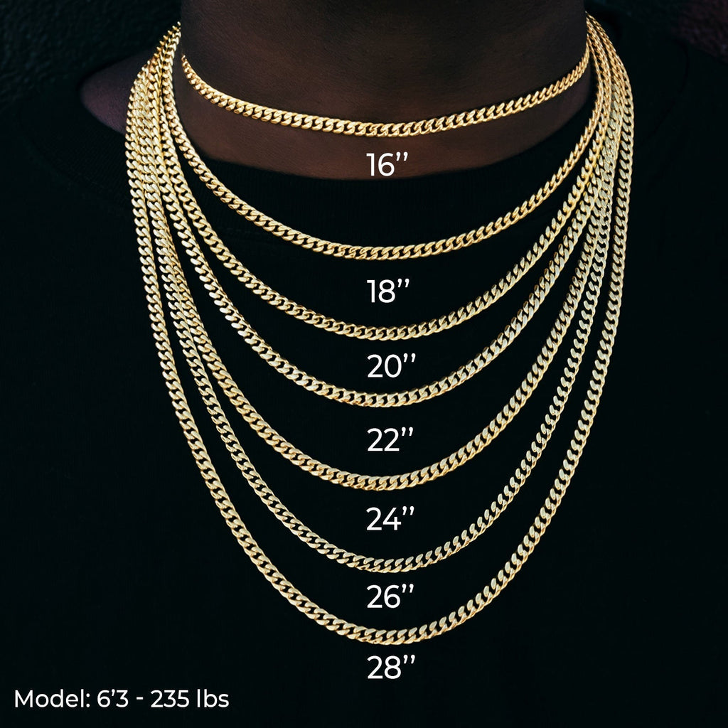Puffed Mariner Chain in Yellow Gold - 12mm
